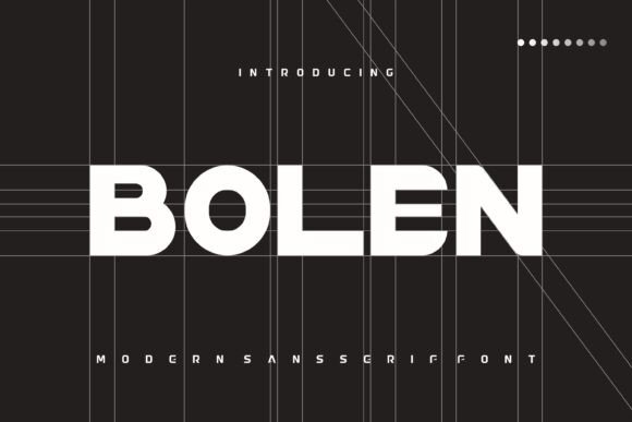 Bolen: A Bold Sans Serif