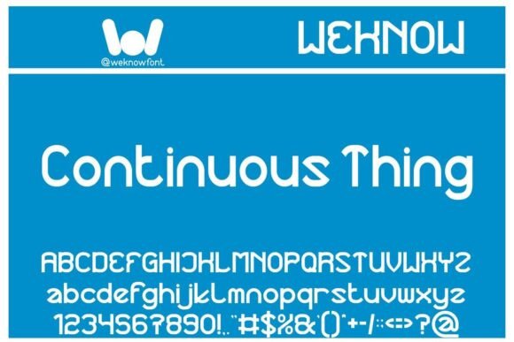 Continuous Thing: A Font for Clear Campaigns
