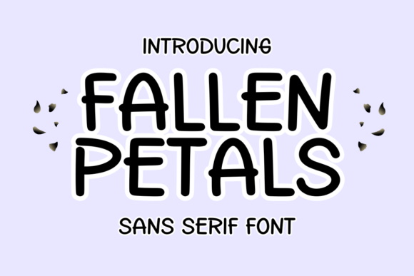 Fallen Petals Font for Business