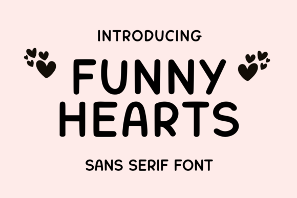 Funny Hearts Font for Creative Projects