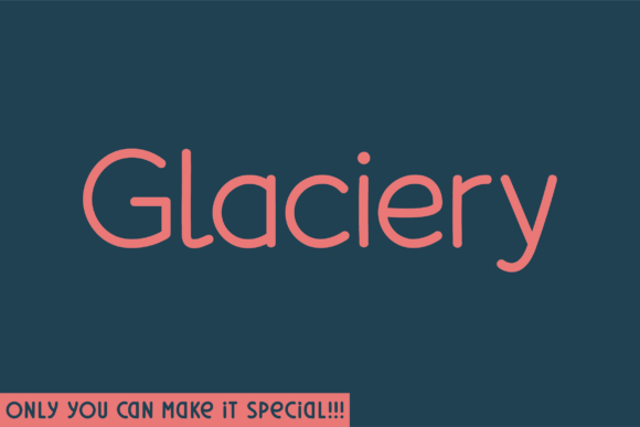 Glaciery: A Unique Sans Serif Font