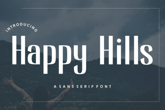 Happy Hills Font for Creative Makers