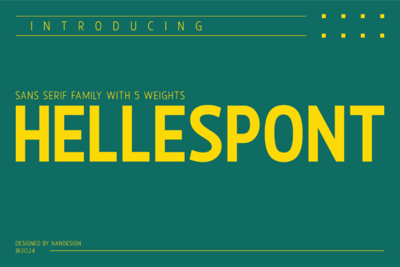 Hellespont: A Font for Creative Crafters