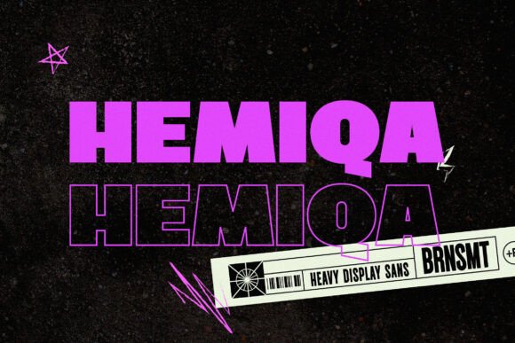 Hemiqa: A Bold Font for Business Branding