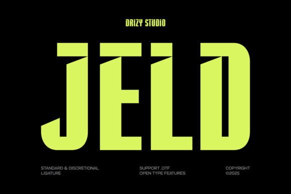 Jeld: A Bold Sans Serif for Modern Design