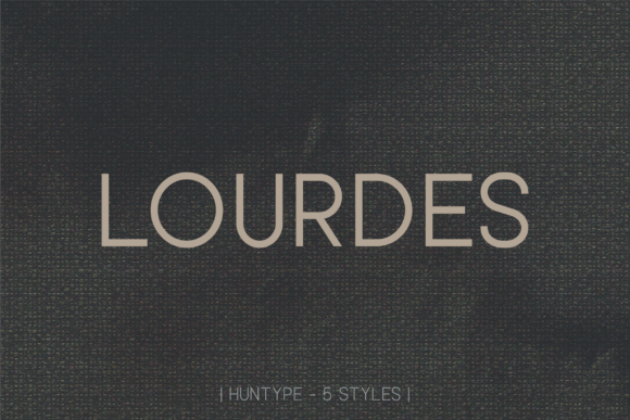 Lourdes: A Modern Sans Serif for Editorial Design