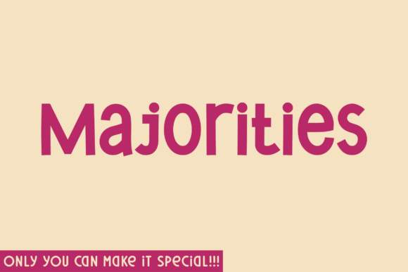 Majorities: A Unique Sans Serif for Creative Campaigns