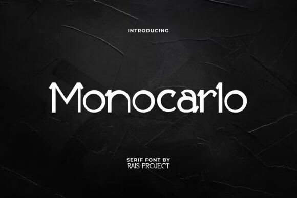 Monocarlo: A Stylish Font for Business
