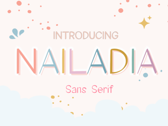 Nailadia: A Bold Typeface for Editorial Design