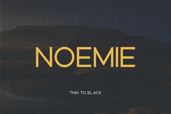 Noemie: A Versatile Sans Serif for Creative Projects