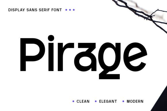 Pirage: A Modern Font for Business Branding