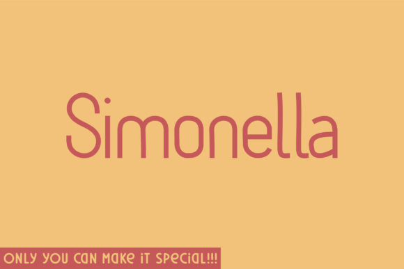 Simonella: A Modern Sans Serif