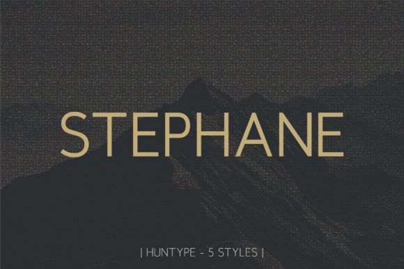Stephane Font: Elegant Sans Serif for Crafts