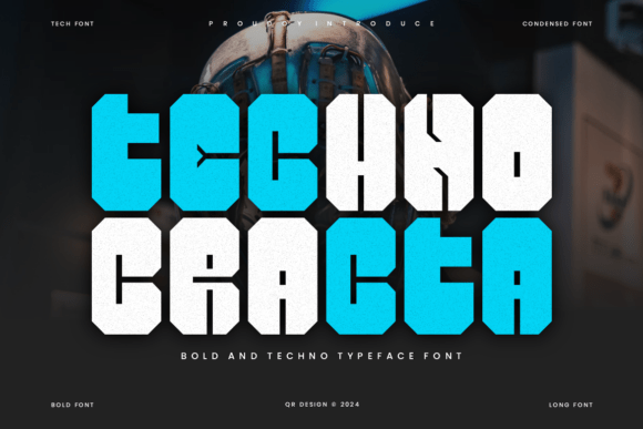 Techno Cracta: A Bold Typeface for Modern Design