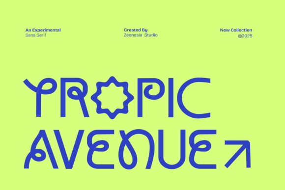 Tropic Avenue: A Bold Font for Modern Campaigns